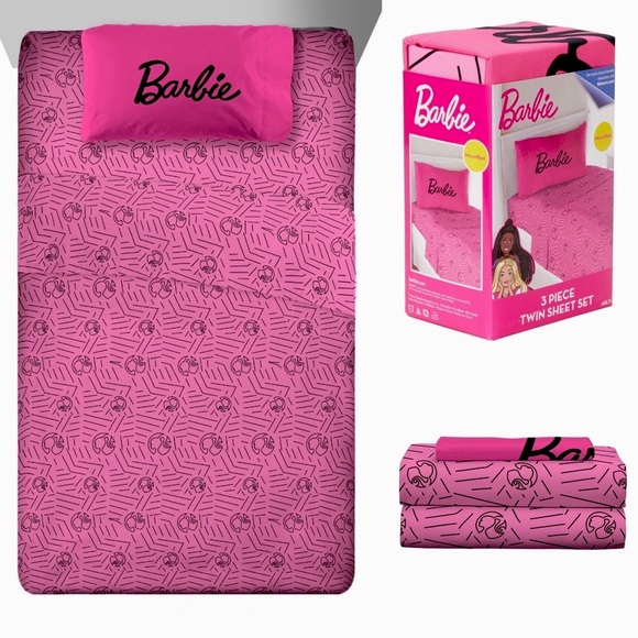 Barbie Twin Size Sheet Set - Picture 1 of 8